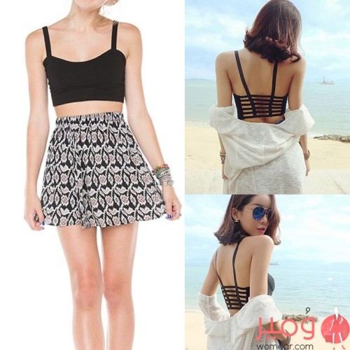 ملابس شاطئ مثيرة بألوان جذابة