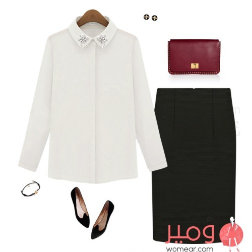 بلوزة شيفون تصميم راقي