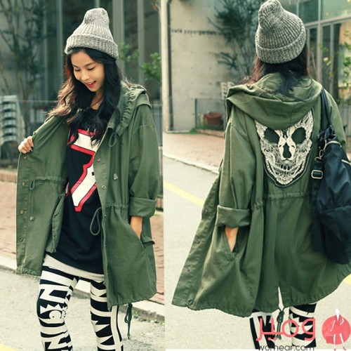 معطف أنيق وجذاب بأكمام طويلة جميل 