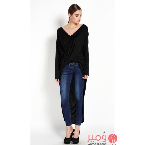 فستان صيفى طويل أنيق وجذاب أكمام طويلة 