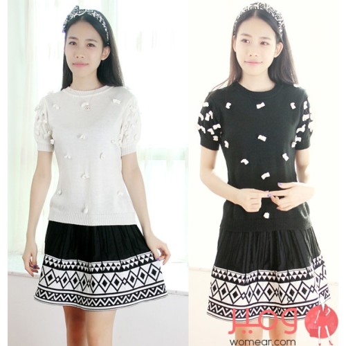 تنورة قصيرة ألوان رائعة 