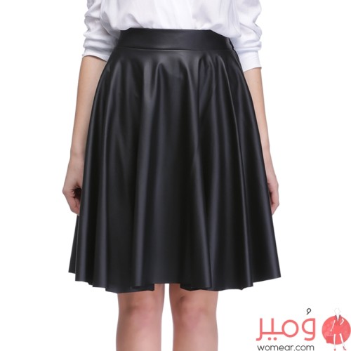 تنورة قصيرة واسعة  تجعلكى أكثر أناقة وشياكة 