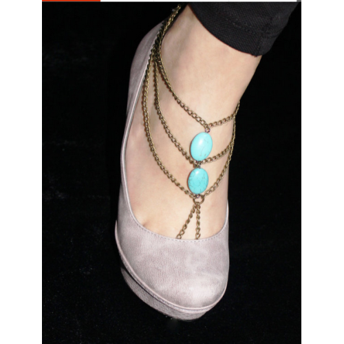 قلادة للقدم 3 طبقات