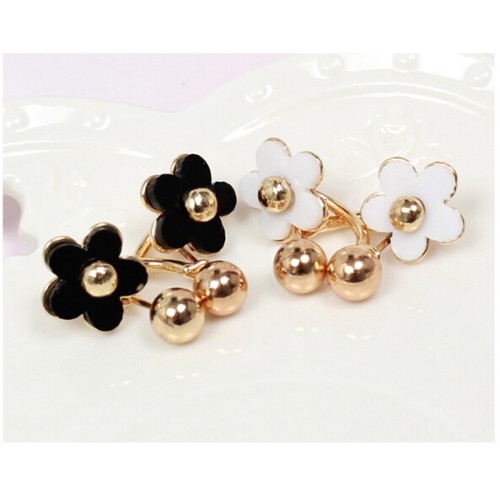 أقراط دبوسية بشكل زهور 