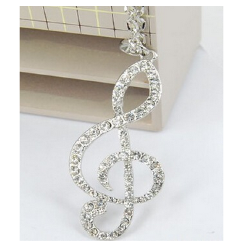 قلادة رائعة بتصميم رمز الموسيقى