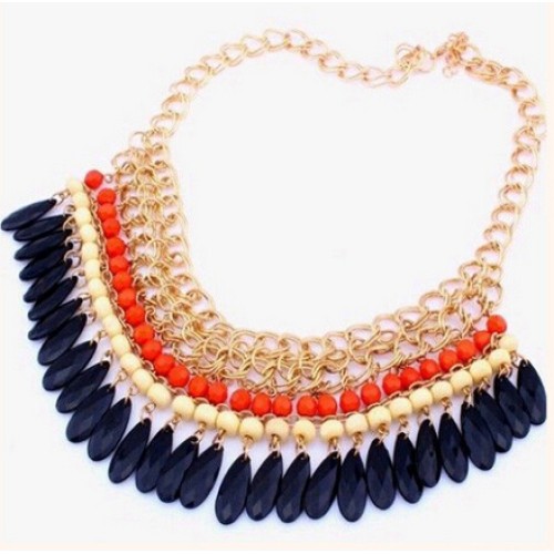 قلادة كريستال عدة طبقات