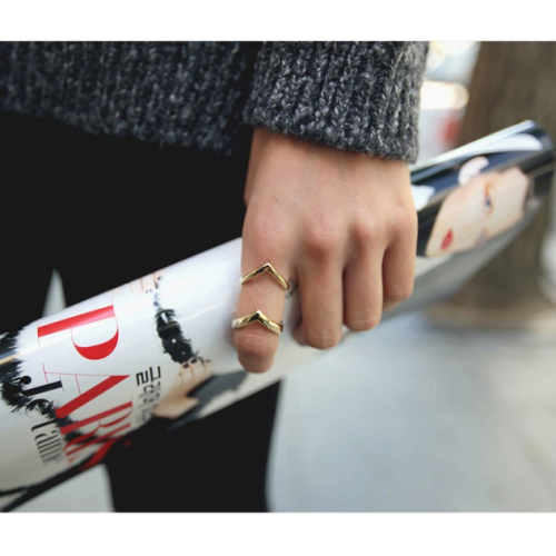 طقم خواتم 2 قطع 