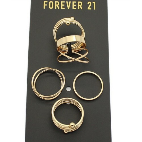 مجموعة خواتم من 6 قطع جميلة